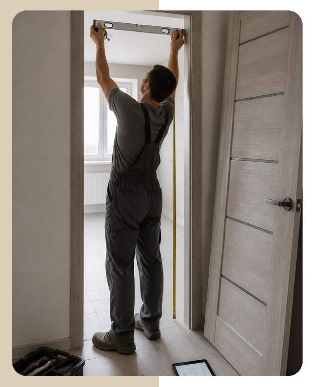 Замер межкомнатных дверей с выездом мастера в Королёве