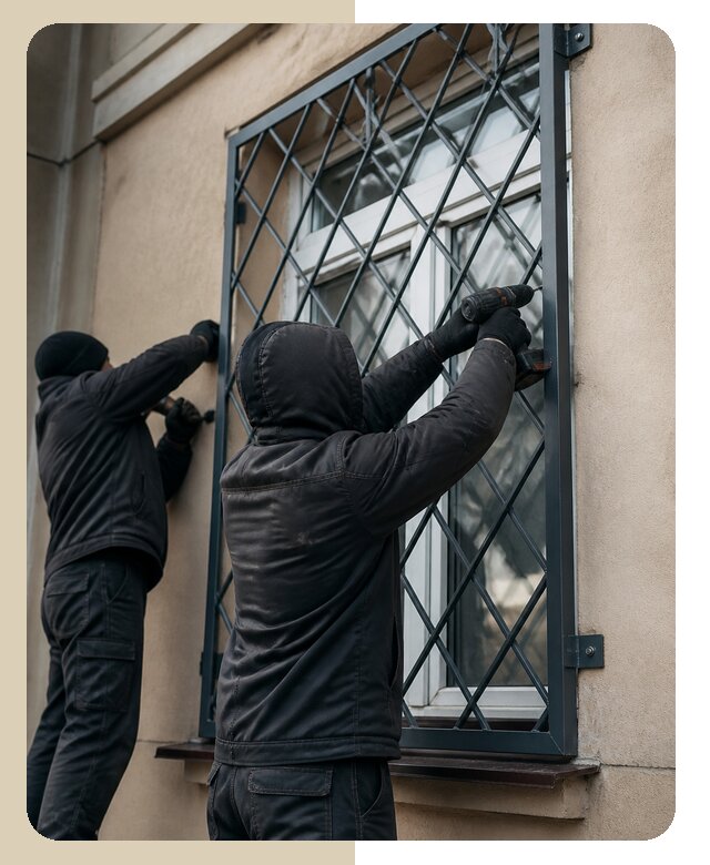 Установка антивандальных решеток на окна в Королёве